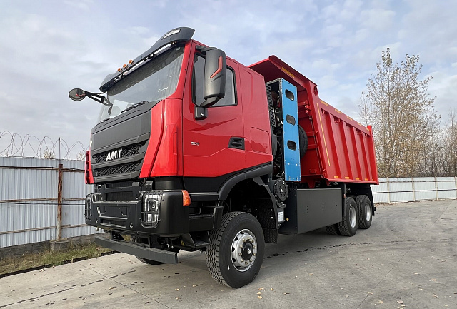 Самосвал АМТ 658910 6х6 CNG(Метан) кузов 18 м3