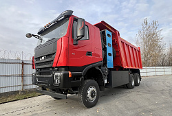Самосвал АМТ 658910 6х6 CNG(Метан) кузов 18 м3