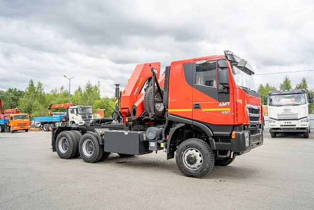 Седельный тягач «АМТ 632910»  6х6 с КМУ ИМ-320
